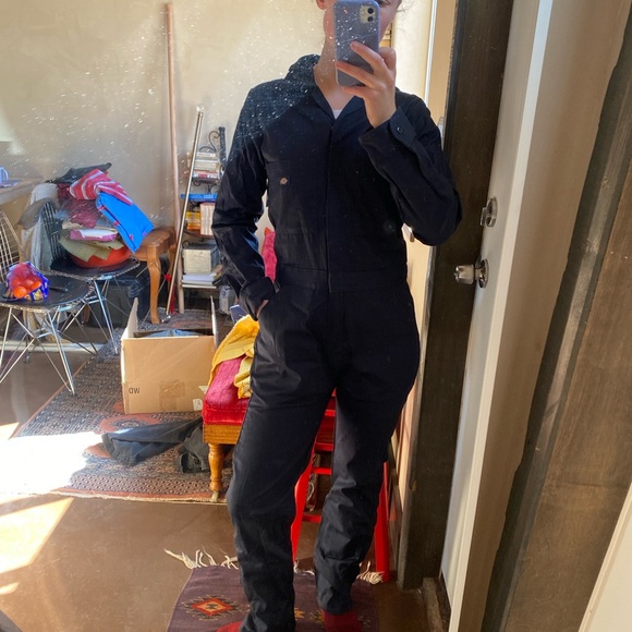 Dickies Women’s Navy Jumpsuit Coveralls - Picture 3 of 4